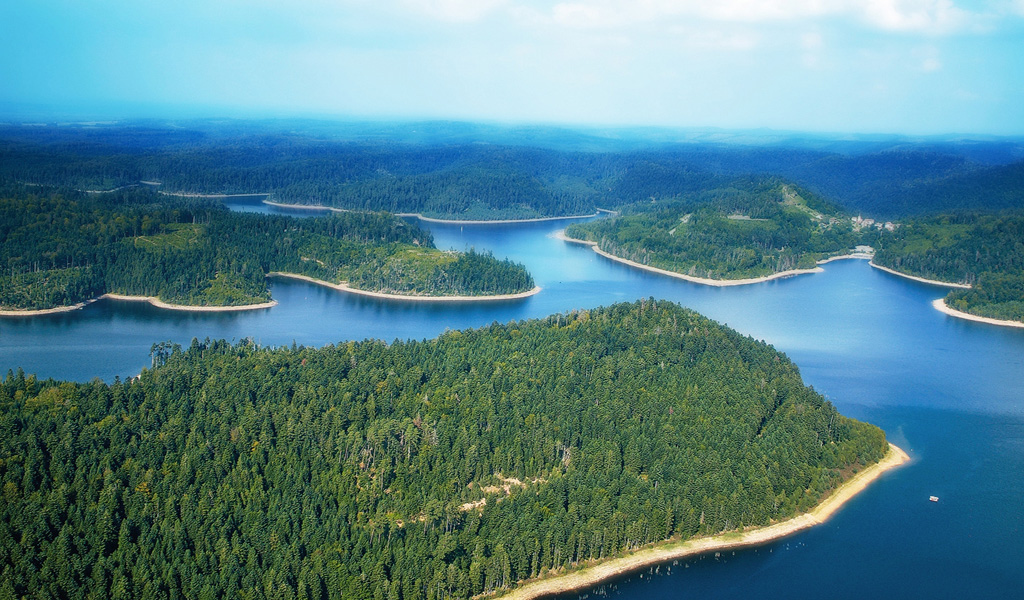 Mountain lakes in Alsace