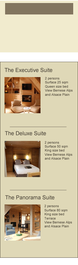 The luxury suites of our exclusive boutique hotel in Alsace