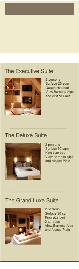 The luxury suites of our exclusive boutique hotel in Alsace