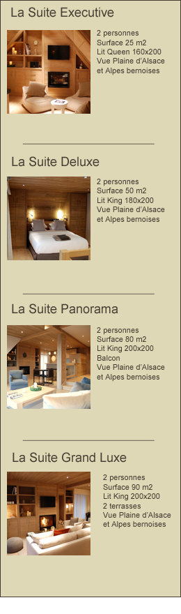 Les suites luxueuses de notre boutique hotel 5 étoiles à Colmar