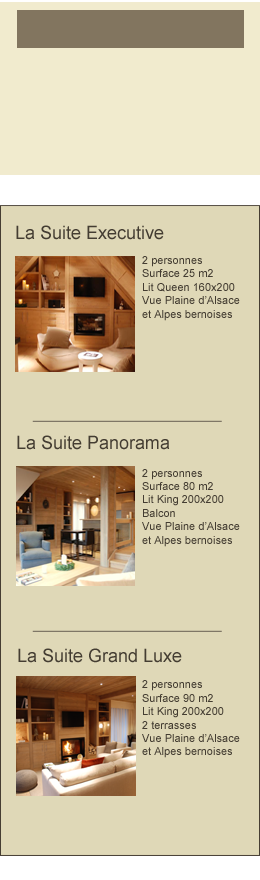 Les suites luxueuses de notre boutique hotel 5 étoiles à Colmar